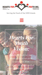 Mobile Screenshot of heartsforyouth.org