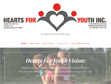 Tablet Screenshot of heartsforyouth.org